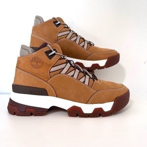 Timberland Womens Wheat Nubuck Euro Swift Hiker Boots Size 7.5
